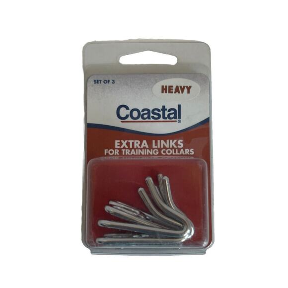 Coastal Pet Other - Coastal Extra Links for Training Dog Collar Size Heavy Pkg of 3